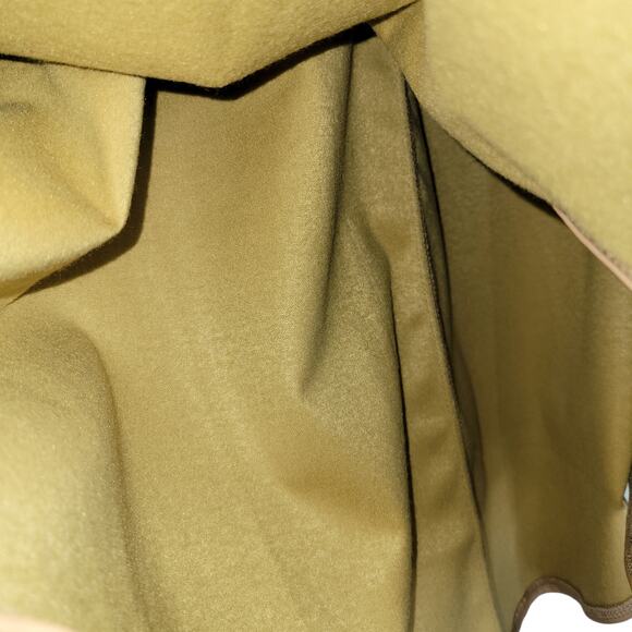 HYFVE Oversized Vegan Leather Button Up Long Sleeve Brown Jacket Women Sz L - Picture 10 of 10